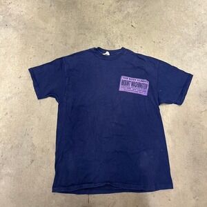 1992 Hanes beefy single stitch all the way around front and back logo‎ tee shirt